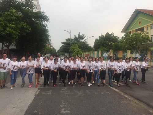 Trường mầm non Ánh Sao tổ chức Giải chạy Báo Hà Nội mới lần thứ 46 vì hòa bình năm 2019.